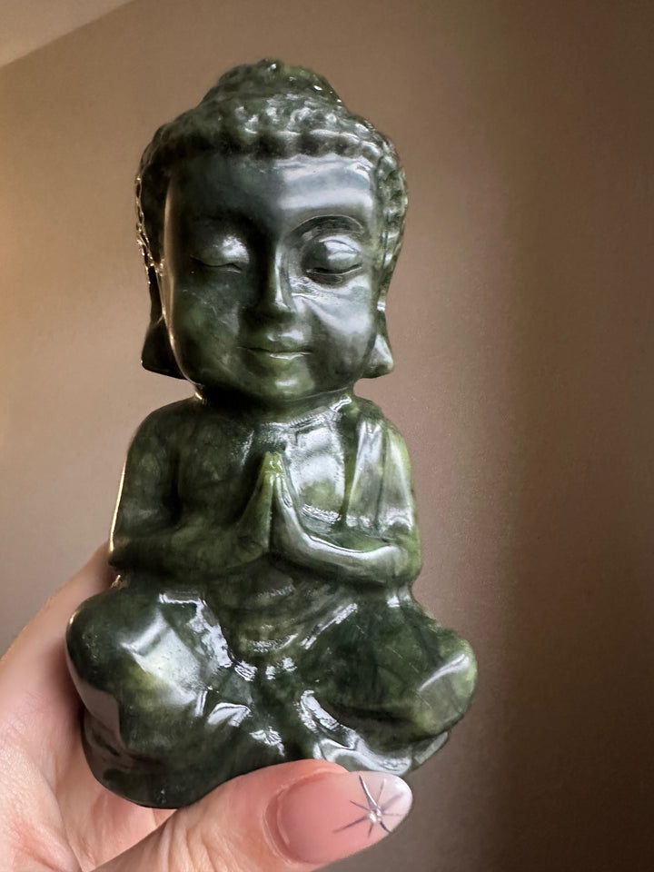 Large Green Jade Buddha