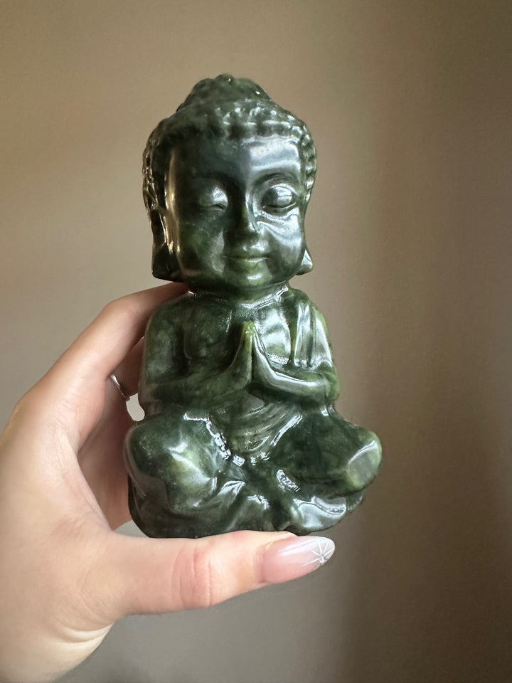 Large Green Jade Buddha