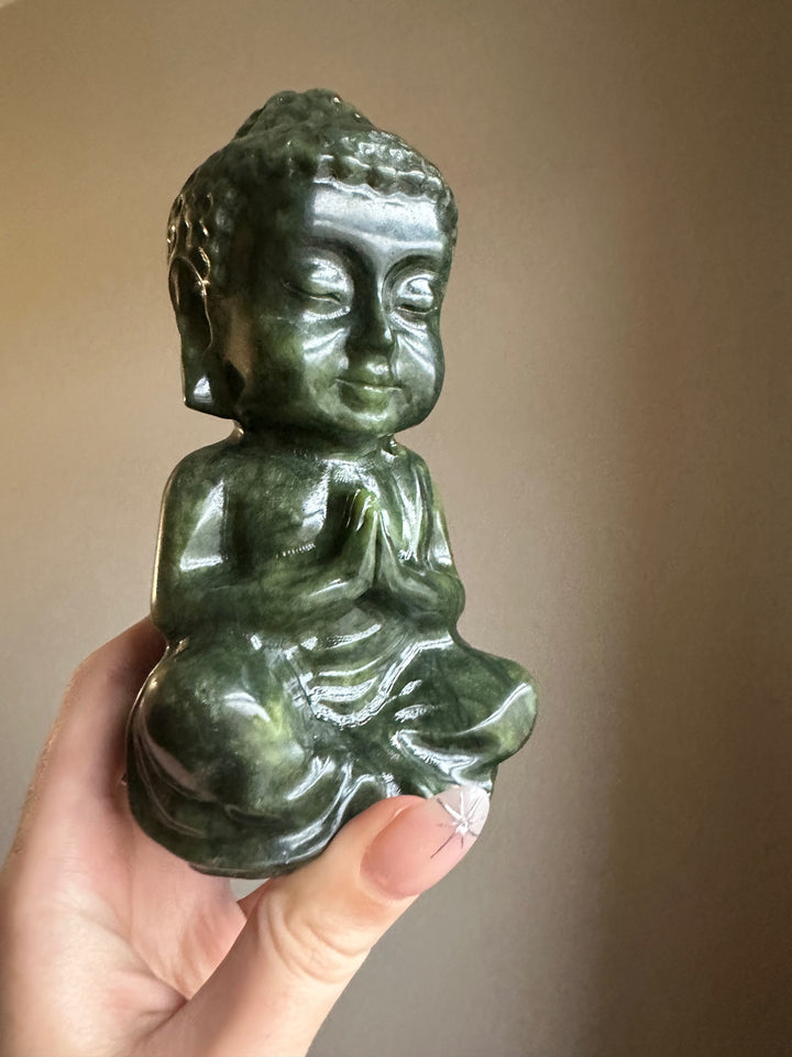 Large Green Jade Buddha