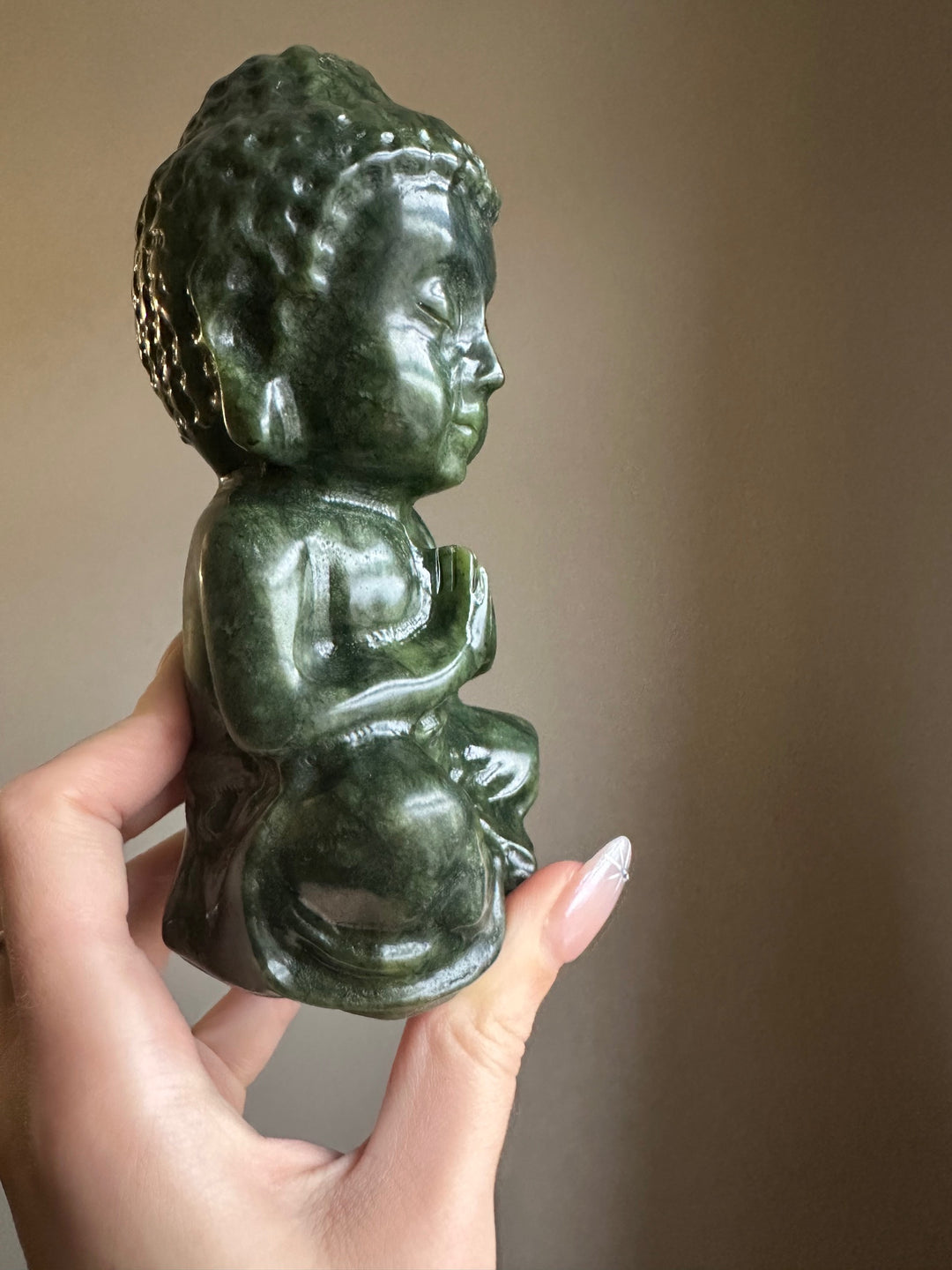 Large Green Jade Buddha